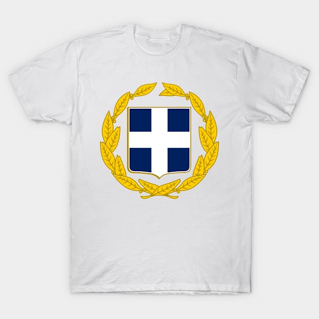 Coat of arms of Greece (military) T-Shirt by Ziggy's